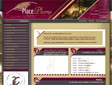 Tablet Screenshot of placeplumereau.com
